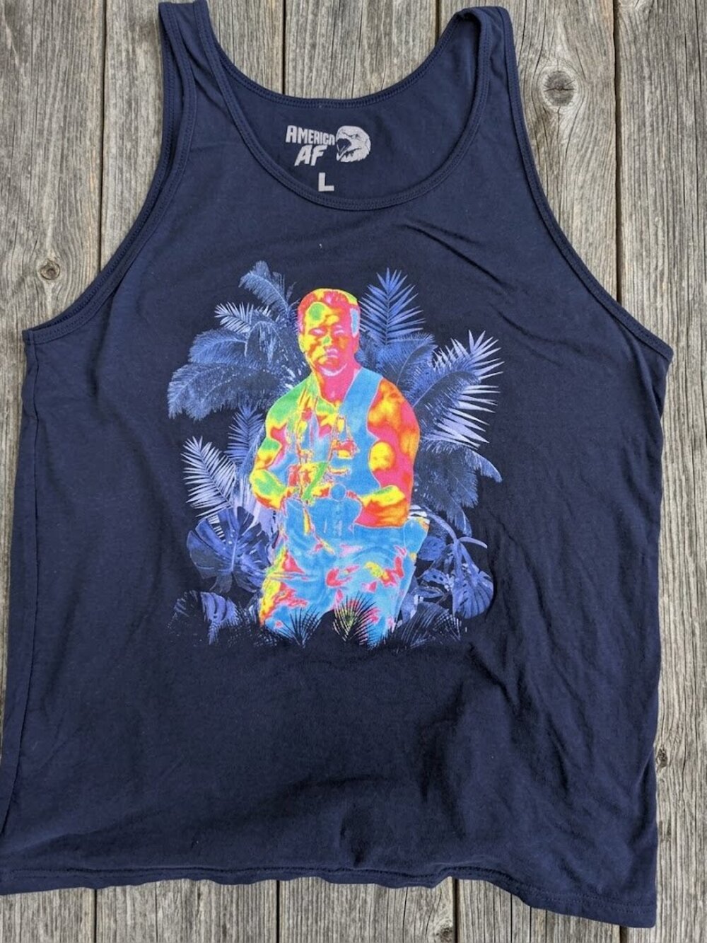 American AF Thermal Graphic Tank Top Size L - Picture 1 of 5